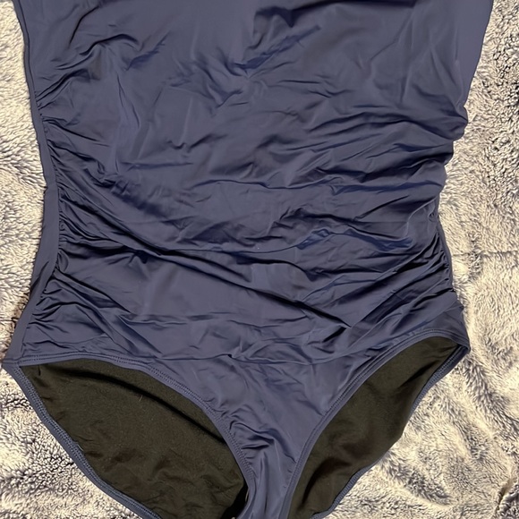 Brand new with tags blue one shoulder bathing suit - Picture 4 of 6